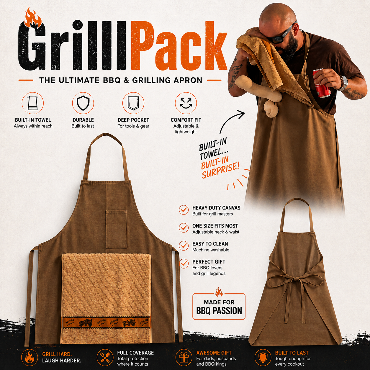 GrillPack™ Apron